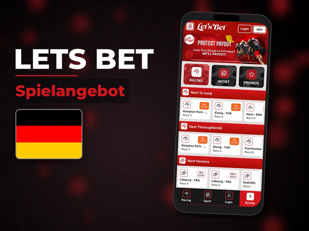 Lets Bet - Spielangebot