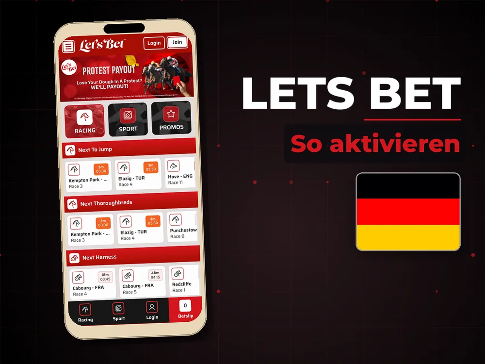 Lets Bet - So aktivieren