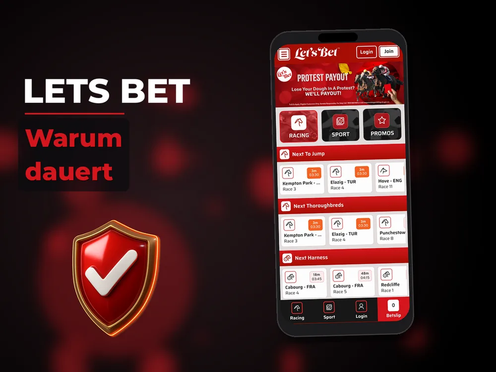 Lets Bet - Warum dauert