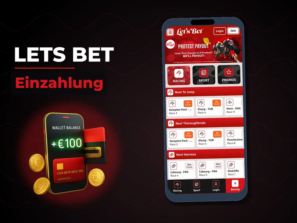Lets Bet - Einzahlung