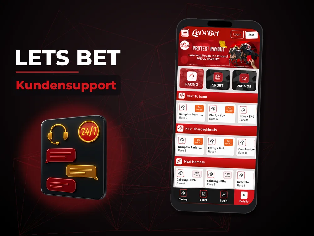 Lets Bet - Kundensupport