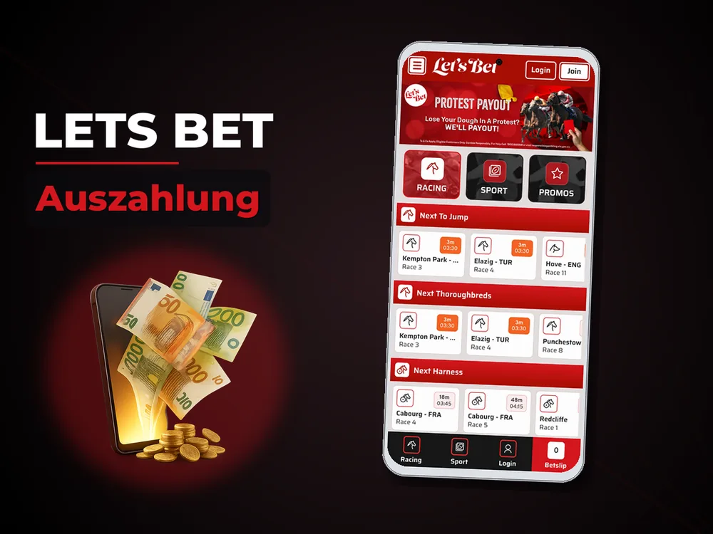 Lets Bet - Auszahlung