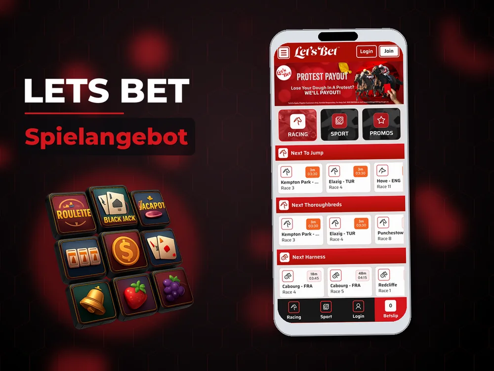 Lets Bet - Spielangebot