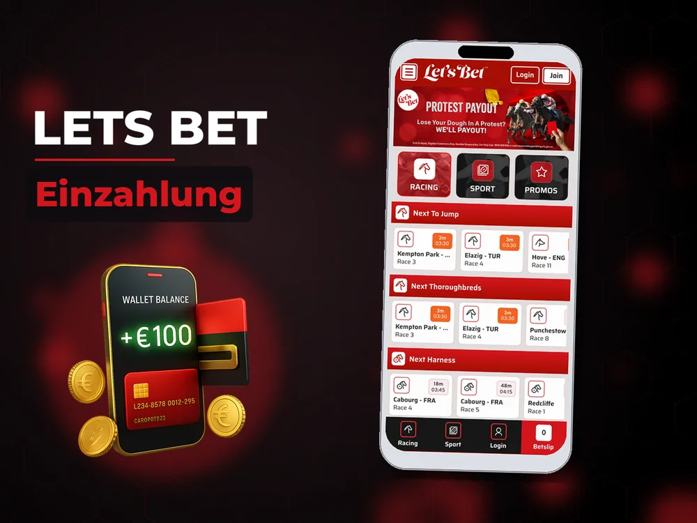Lets Bet - Einzahlung