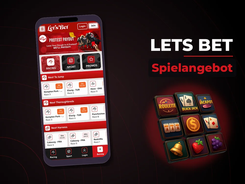 Lets Bet - Spielangebot